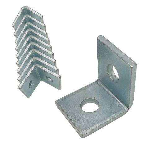 1 8 steel box bracket 2 hole|10 Pack 2 Hole L Shaped 90 Degree Angle Connector .